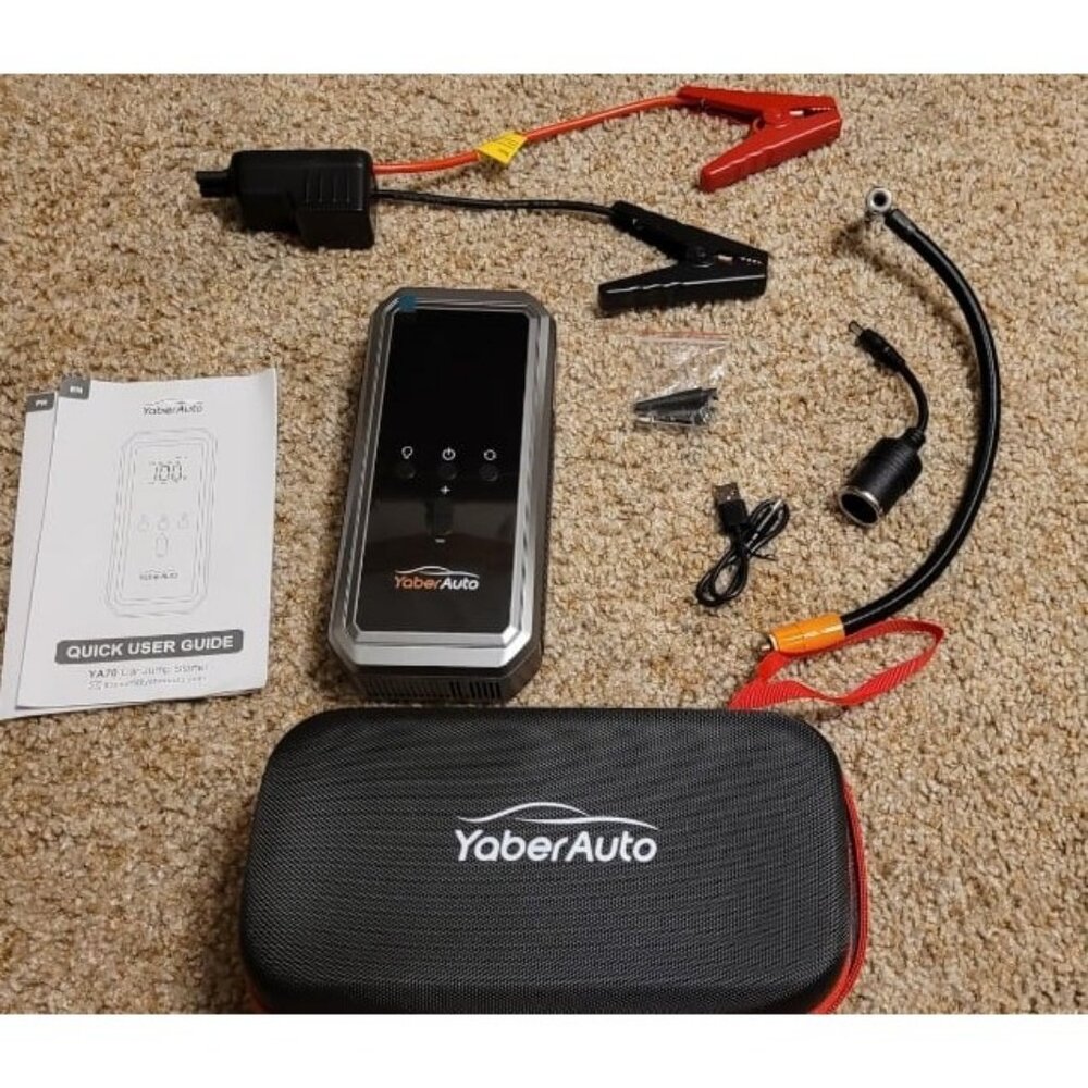 Portable Car Jump Starter with Air Compressor, 150PSI 3000A Battery Charger